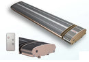 Radiatore Elettrico da Soffitto ad Infrarossi in Alluminio 1800W Jessen Nero