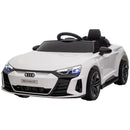 Macchina Elettrica per Bambini Licenza Audi RS con Telecomando Bianca e Nero