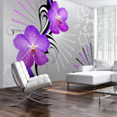 Fotomurale - Vibrazioni Viola 300X210 cm Carta da Parato Erroi