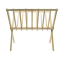 Organizer Richiudibile portariviste da terra 22x38xH33 cm in legno chiaro