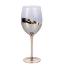 Set 4 Calici Chic Metallic Finish in Vetro VdE Tivoli 1996 