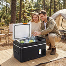 Frigorifero Portatile 62,3x37,8x37 cm Capienza 30L con Compressore e Controllo App in ABS Nero      