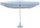 Ombrellone da Giardino 3x3 m Palo Ø48 mm in Alluminio Bianco Lucido Telo in Poliestere Bianco