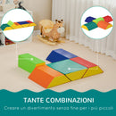 Set 5 Costruzioni Morbide Rettangolo e Trapezio in PU e EPE Multicolore   