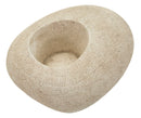 Porta Vaso da Esterno Stone 54,5x42,5x30 cm in Resina Grigio      