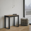 Consolle Allungabile 90-196x40x77 cm in Nobilitato Marrone