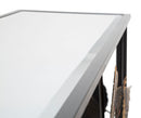 Console Glam Dark 111,8x41,9x80 cm in Ferro e MDF e Specchio Multicolor      