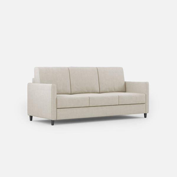 Divano 3 Posti 198x85x85 cm Karay in Tessuto Latte acquista