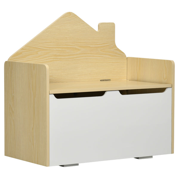 prezzo Panca Contenitore Portagiochi per Bambini 62,5x34x61,5 cm in Legno Bianco