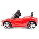 Macchina Elettrica per Bambini 12V La con Licenza Ferrari la Rossa