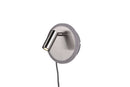Applique da Interno a LED in Metallo Nickel Opaco