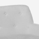 Divano 2 Posti 125x83x82 cm in Tessuto Grigio