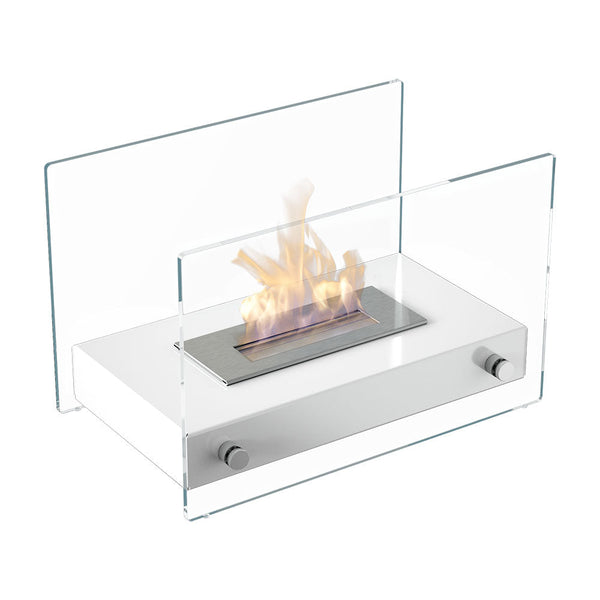 acquista Camino a Bioetanolo da Tavolo 39x25,2 cm Flig Oakland Mini Bianco