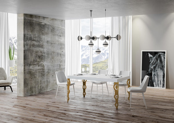 sconto Tavolo 160x90x77 cm Tavolo Karamay Fix Bianco Frassino