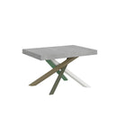 Tavolo Allungabile 120-224x90x77 cm Volantis Cemento Telaio 4A 