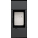 Stufa a Legna 5,5/10KW in Acciaio Flig Stanton Plus Nera