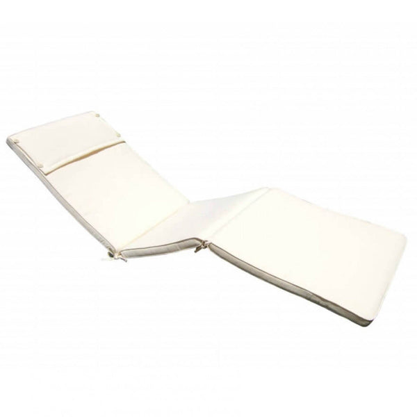 Cuscino Real Lettino 194,5x59x4 cm in Poliestere Ecrù acquista