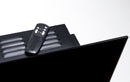 Camino Elettrico da Parete 55x128x14 cm Effetto Fiamma 1500W Madrid Led Bianco