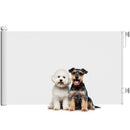 Cancellino per Cani Regolabile per Cani Piccoli Estensibile e Retrattile 0-140x86,5 cm Bianco   