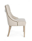 Set 2 Sedie 51x61x90h cm Cally Naturale 