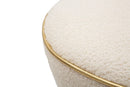 Pouf Iceland Double Ø 43x52 cm in Legno 