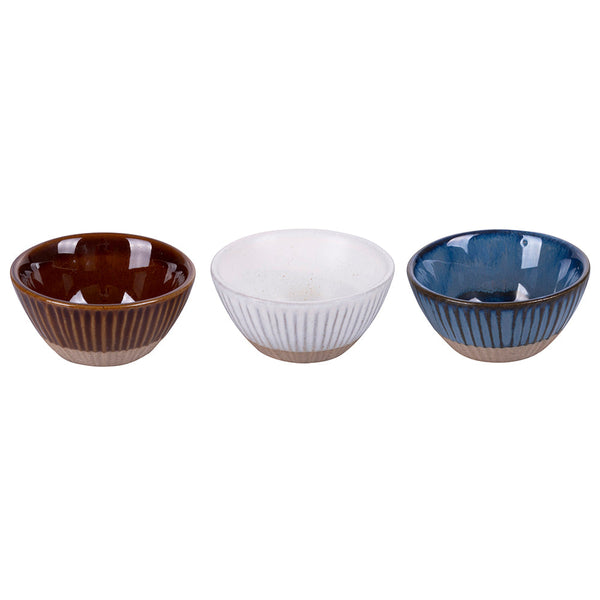 Set 3 Ciotole Ø8x4 cm 100 ml in Ceramica VdE Tivoli 1996 Reactive acquista