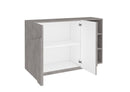 Mobile Multiuso 2 Ante 3 Vani Giorno 121,8x39,2x86 cm Ping Cemento Bronx