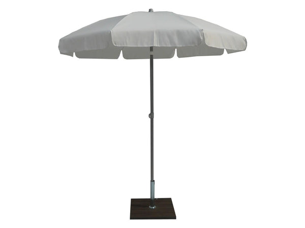 acquista Ombrellone da Giardino Ø2 m Palo Ø33 mm in Acciaio Maffei Borgo Bianco