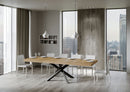 Tavolo Allungabile 200-460x90x77 cm Volantis Premium Quercia Natura Telaio Antracite 