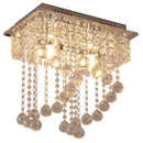 Lampadario a Sospensione Moderno in Cristallo 40x25x40 cm 