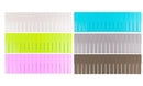 Set 2 Divisori Organizer 130x435mm Componibili per Cassetti in Plastica Grigio