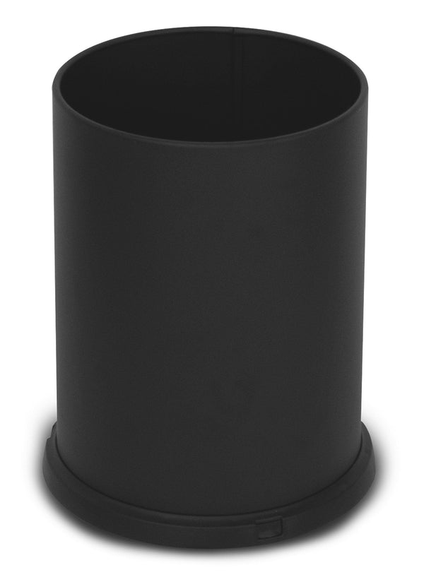Pattumiera Gettacarte Ø25xh34 cm da Interno In Acciaio Verniciato Nero sconto