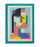 Stampa su Tela Picassy con Cornice 50x3,3x70 cm in Pino e Tela e Plastica