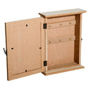 Scatola Porta Chiavi 20x6,5x26,5 cm  in Legno Decorato