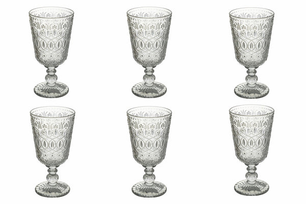 sconto Set 6 Calici in Vetro 310 ml Villa d'Este Home Tivoli New Marrakech