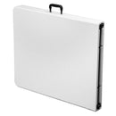 Tavolo Catering Rettangolare Pieghevole 180x70x74 cm Bianco