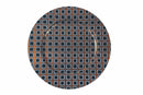 Set 6 Sottopiatti in Metallo Ø33 cm Villa d'Este Home Tivoli Geometric