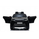 Macchina Elettrica per Bambini Licenza Land Rover Evoque 12V con Telecomando Nero