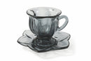 Set 6 Tazzine da Caffè Ø7x7 cm in Vetro Villa d'Este Home Tivoli Glass Grigie