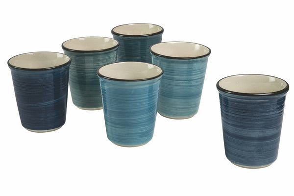 prezzo Set 6 Bicchieri Acqua in Ceramica 350 ml Villa d'Este Home Tivoli Baita Acqua
