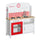 Cucina Giocattolo per Bambini con Accessori in Legno Bianco e Rosso 70x30x88 cm