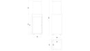 Stufa a Gas da Esterno cm 155,3x48,2x48,2 Flig Gastonia Pietra Naturale Grigia con Vetri