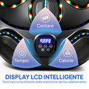 Macchina da Boxe a Parete con 9 Modalità Luci LED e Connessione Bluetooth 61x48x11 cm Nero      
