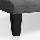 Divano Letto Clic Clac 166x76x71 cm in Tessuto Grigio Scuro