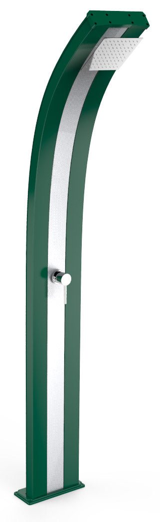 Doccia Solare da Giardino 40L Miscelatore Arkema Dada Fascia Inox Verde acquista