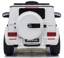 Macchina Elettrica per Bambini 12V con Licenza Mercedes G63 AMG Big Fuoristrada Bianca