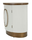 Mobiletto 2 Ante Tolosa 79x48x67 cm in MDF e Frassino e Ferro      