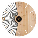 Orologio da Muro Wordy 60x3,5x60 cm in Ferro e MDF Multicolor      