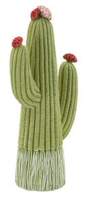 Cactus 13x7x25 cm in Resina Multicolor      