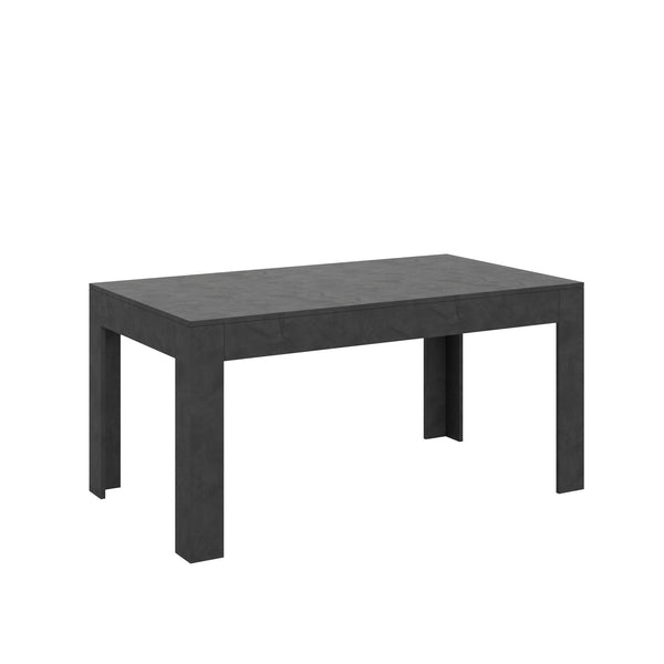 Tavolo Allungabile 160-220x90x77 cm Bibi Antracite Spatolato online